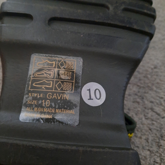 YOKI Gavins Chunky Heel Hook Loop Strap Camo Sandals Women 10 - Picture 6 of 9